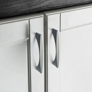 3.75", 5", 7.55" Dark Gray & Matte Black Modern Drawer Pulls | Dresser Knobs, Kitchen Cabinet Handles & Hardware