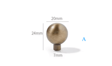Load image into Gallery viewer, Mid‑Century Brass Drawer Pulls, French Retro High‑End Pendant Ball Handles for Kitchen Cabinet &amp; Wardrobe
