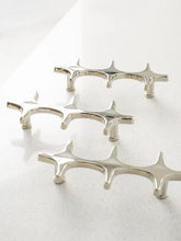 Load image into Gallery viewer, Minimalist Mid‑Century Cabinet Pull, Titanium Silver Cross Shape Handle for Wardrobe &amp; Shoe Cabinet
