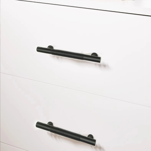 3.78", 5", 6.3", 7.55" Matte Black Drawer Pulls | Unique Cabinet & Kitchen Pulls, Dresser & Cupboard Knobs, Furniture Hardware