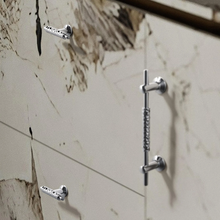 Load image into Gallery viewer, 1.25&quot;, 3.78&quot;, 5&quot;, 7.56&quot;, 10&quot;, 12.6&quot; Chrome Hammered Pulls | Kitchen &amp; Cabinet Handles, Drawer Knobs, Art Decor Hardware
