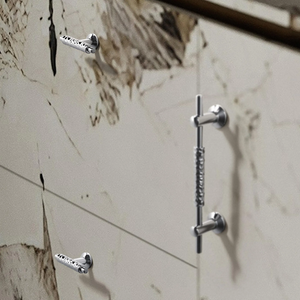 1.25", 3.78", 5", 7.56", 10", 12.6" Chrome Hammered Pulls | Kitchen & Cabinet Handles, Drawer Knobs, Art Decor Hardware