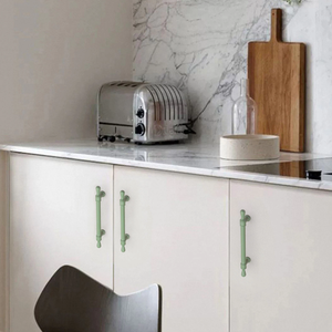 3.78"-7.55" Nordic Green Modern Knobs & Pulls (Mini Ball) | Drawer, Cabinet & Kitchen Unique Hardware
