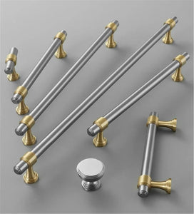 Solid Brass Drawer Pulls & Knobs | Black, Brushed Nickel & Bronze - Dresser Knobs, Kitchen Handles & Cabinet Door Hardware
