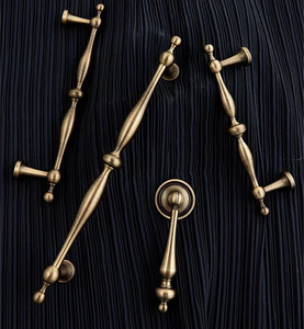3.78"-6.3" Antique Brass & Antique Bronze Knobs, Pulls & Handles | Drawer, Cabinet, Dresser Solid Hardware
