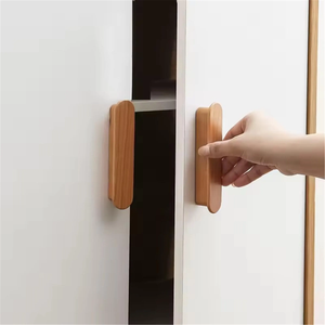 2.5"-7.56" Simple Beech, Walnut, Ash & Oak Solid Wood Knobs & Pulls | Drawer, Cupboard, Cabinet & Wardrobe Handles