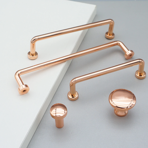 3.78"-6.3" Rose Gold Knobs & Pulls | Drawer, Cabinet, Dresser, Wardrobe & Kitchen Cupboard Hardware