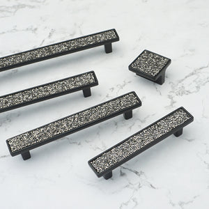Bling Glass & Crystal Drawer Knobs | Silver Chrome Clear Dresser Handles |Furniture Hardware