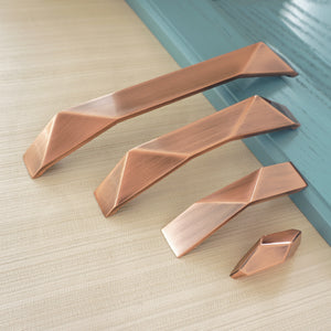 1.25"-7.55" Modern Brushed Copper Pulls, Knobs & Handles | Kitchen, Cabinet, Dresser & Drawer Hardware