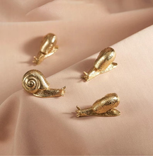 Load image into Gallery viewer, Snail Shaped Cabinet Knobs | Animal Drawer Pulls for Nursery &amp; Kids Room Hardware
