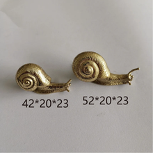 Load image into Gallery viewer, Snail Shaped Cabinet Knobs | Animal Drawer Pulls for Nursery &amp; Kids Room Hardware
