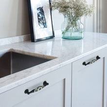 Load image into Gallery viewer, 3.78&quot;, 5.0&quot; High Quality Ceramic Kitchen Knobs | Gray, Blue, White Cabinet &amp; Drawer Pulls | Chic Furniture Hardware
