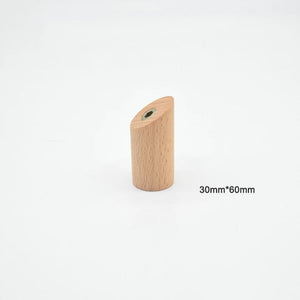 Modern Natural Beech  black walnut  Wood Wall Hook | Coat Hanger Organizer