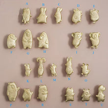 Load image into Gallery viewer, Hand Cast Gold Brass Animal Knobs, Original Cute Small Handles for Children’s Cabinets, Drawers and Wardrobes
