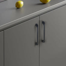 Load image into Gallery viewer, 3.78&quot;, 5&quot;, 12.6&quot; Black &amp; Dark Gray Modern Drawer Pulls | Kitchen Cabinet &amp; Cupboard Handles, Dresser &amp; Wardrobe Handles, Knobs
