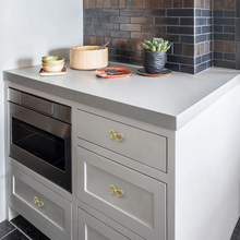 Load image into Gallery viewer, Modern Gold Brass Bow Knobs &amp; Pulls | Dresser, Drawer, Girls Room Cabinet, Kitchen &amp; Gift Hardware
