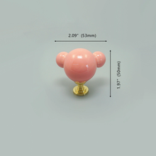 Load image into Gallery viewer, Cute Bear Ceramic Knobs | Colorful Dresser &amp; Kitchen Cupboard Knobs, Drawer &amp; Cabinet Handles, Furniture Hardware
