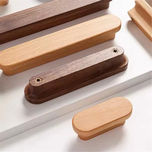 2.5"-7.56" Simple Beech, Walnut, Ash & Oak Solid Wood Knobs & Pulls | Drawer, Cupboard, Cabinet & Wardrobe Handles