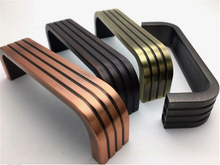 Load image into Gallery viewer, 3 3/4&quot;, 5.0&quot;, 6.3&quot; Antique Bronze, Black Copper, Brushed Nickel &amp; Gun Metal Drawer Pulls | Cabinet &amp; Dresser Knobs, Kitchen Hardware
