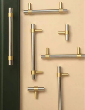 Load image into Gallery viewer, Solid Concise Style Kitchen Pulls &amp; Knobs | Cabinet, Drawer, Wardrobe Handles, Home Furniture Hardware
