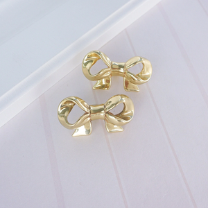 Exquisite Bow Knobs | Gold Brass Drawer & Dresser Knobs, Kitchen Cabinet Pulls, Door Knobs, Decor Furniture Hardware