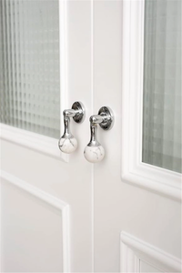 Crystal Stone Ball Drop Knobs, Pulls & Handles (Pink, White, Clear, Red) | Chrome Dresser & Cabinet Door Hardwar
