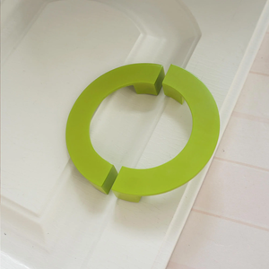 3.78" White, Green, Red & Orange Semicircle Drawer Pulls | Dresser & Kitchen Cabinet Door Handles, Knob Hardware