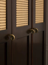 Load image into Gallery viewer, French Vintage Brass Bar Spiral Cabinet Pulls, American Retro Style Drawer Handles
