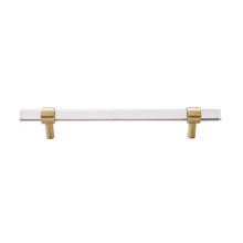 Load image into Gallery viewer, Luxury Gold Acrylic Brass Bar Pulls, Modern Minimalist Long Handles for Cabinets, Drawers and Wardrobes
