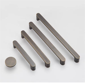 3.78", 5", 6.3" & 7.55" Brushed Brass, Black & Coffee Bronze Cabinet Knobs | Drawer Pulls for Dresser, Kitchen, Wardrobe & Cupboard Handles