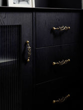 Load image into Gallery viewer, French Antique Bronze Vine Leaf Brass Handles, Retro Creative Pulls for Wardrobes, Cabinets &amp; Drawers
