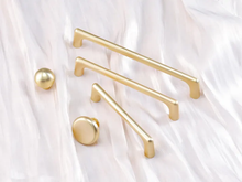 Load image into Gallery viewer, Modern Gold Simple Ball Knobs &amp; Drawer Pulls | Cabinet Hardware for Kitchen, Dresser &amp; Wardrobe
