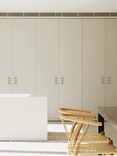 Load image into Gallery viewer, Minimalist Mid‑Century Cabinet Pull, Titanium Silver Cross Shape Handle for Wardrobe &amp; Shoe Cabinet
