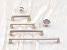 Load image into Gallery viewer, Modern Brushed Nickel Ball Knobs &amp; Simple Drawer Pulls | Cabinet Hardware for Kitchen, Dresser &amp; Wardrobe
