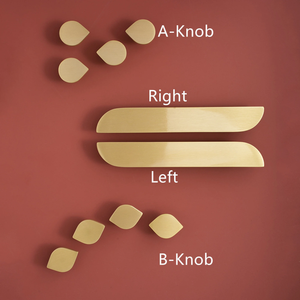 3.78", 5.0", 8.8" Solid Brass Drawer Handles | Modern Kitchen & Cupboard Pulls, Dresser, Cabinet & Wardrobe Knobs