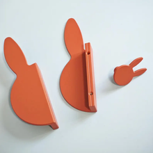 Load image into Gallery viewer, Colorful Rabbit Cabinet Pull | Zinc Alloy Drawer Handle for Kids Room (16mm &amp; 64mm)
