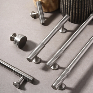 3.78", 5", 6.3", 8.8", 12.6" Brushed Nickel Drawer Knobs & Pulls | Cabinet & Dresser Knobs, Kitchen Pulls, Cupboard Handles, High-Quality Hardware