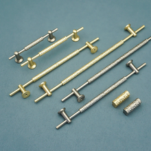 Load image into Gallery viewer, 1.25&quot;, 3.78&quot;, 5&quot;, 7.56&quot;, 10&quot; Gold Hammered &amp; Black Nickel Pulls | Kitchen &amp; Cabinet Handles, Drawer Knobs, Art Decor Hardware
