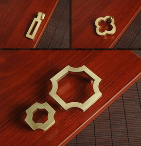 1.1", 1.25", 2.5", 3.78", 5" Brushed Brass Gold Drop Ring Cabinet Knobs | Drawer Pulls, Dresser & Door Handles