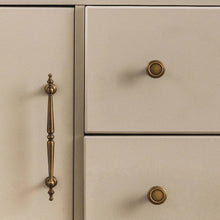 Load image into Gallery viewer, 3.78&quot;, 5&quot;, 6.3&quot; Vintage Bronze Drawer Pulls | European Antique Cabinet &amp; Kitchen Door Handles, Dresser Knobs
