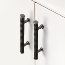Load image into Gallery viewer, 3&quot;-12.6&quot; Unique Leather Knobs, Pulls &amp; Handles (Brown, Black) | Cabinet, Dresser, Kitchen Cupboard, Wardrobe &amp; Closet Hardware
