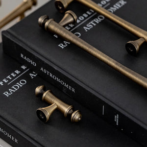 3.78"-7.55" Art Decor T Bar Knobs, Pulls & Handles | Gold, Antique Bronze & Brass for Drawer, Dresser, Cabinet | Gift-Worthy Hardware