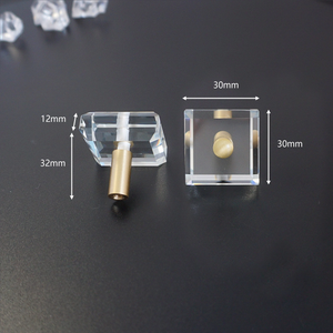 2.5" Gold Cup Solid Brass Knobs & Pulls | Polished Exquisite Mini Cabinet, Drawer & Kitchen Handles, Gift-Worthy Gold Hardware