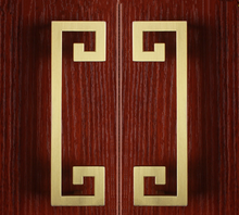 Load image into Gallery viewer, 1.1&quot;, 1.25&quot;, 2.5&quot;, 3.78&quot;, 5&quot; Brushed Brass Gold Drop Ring Cabinet Knobs | Drawer Pulls, Dresser &amp; Door Handles
