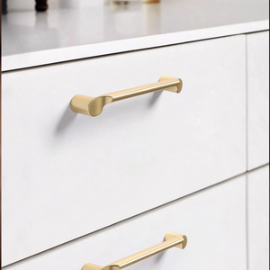 3.78"-7.55" Gold, Brushed Brass, Gun Gray & Brushed Nickel Knobs, Pulls & Handles | Kitchen Cabinet, Drawer & Dresser Hardware