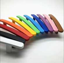Load image into Gallery viewer, 3&quot;, 3.78&quot;, 5&quot; Colorful Kids Closet Handles | Multi-Color (Blue, Orange, Yellow, Red, Pink, Black, Brown, Green) Drawer Pulls, Cabinet &amp; Dresser Handles
