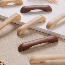 Load image into Gallery viewer, 2.5&quot;-7.56&quot; Solid Beech &amp; Walnut Wood Pulls &amp; Knobs | Drawer, Cabinet, Kitchen &amp; Dresser Hardware
