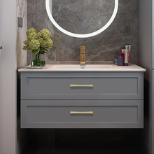 Load image into Gallery viewer, 2.5&quot; 3.78&#39;&#39; 5&#39;&#39; 7.55“Brushed Brass Drawer Pulls Knobs Cabinet Pulls Hardware T Bar Knobs Drawer Pulls Dresser Knobs Closet Wardrobe Handle
