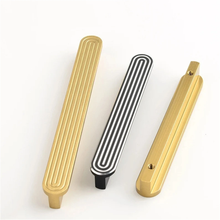 Load image into Gallery viewer, Track Shape Knobs, Pulls &amp; Handles (Black, White) | Drawer, Dresser, Wardrobe, Cabinet &amp; Kitchen Furniture Hardware

