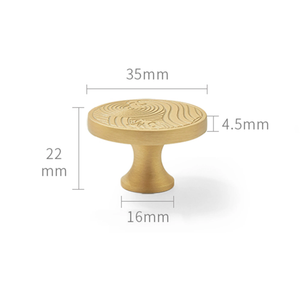Solid Brass Gold Cabinet Knobs & Pulls | Dresser & Drawer Pulls, Kitchen Door Knobs, Hardware
